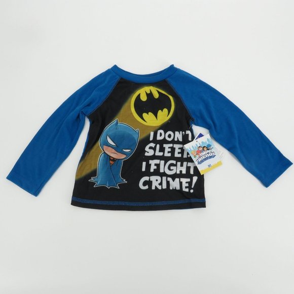 Dc Super Friends Toddler Boys Batman Pajama Set 2T NWT - Picture 2 of 5